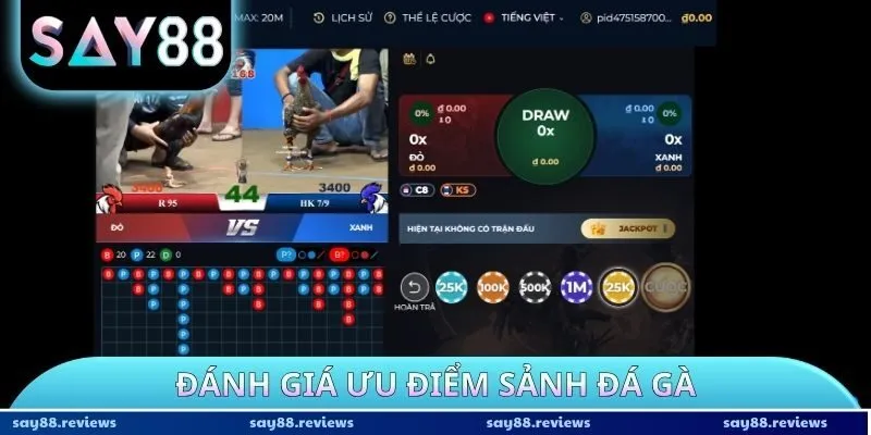 Đánh giá ưu điểm sảnh Đá Gà