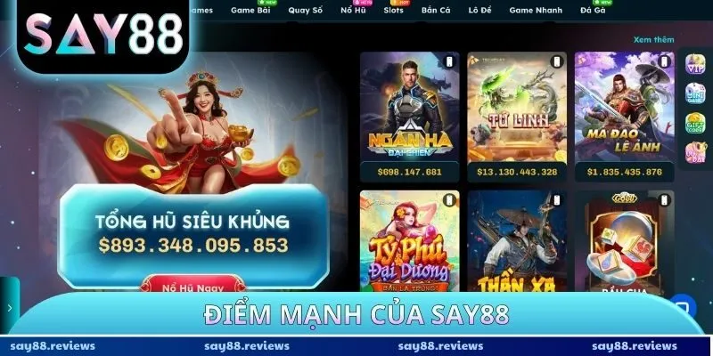 Điểm mạnh của SAY88