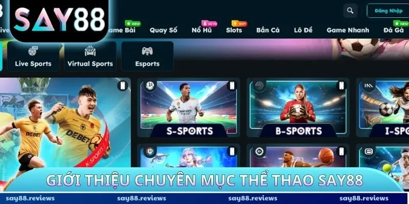 Giới thiệu chuyên mục thể thao Say88 cực sôi động