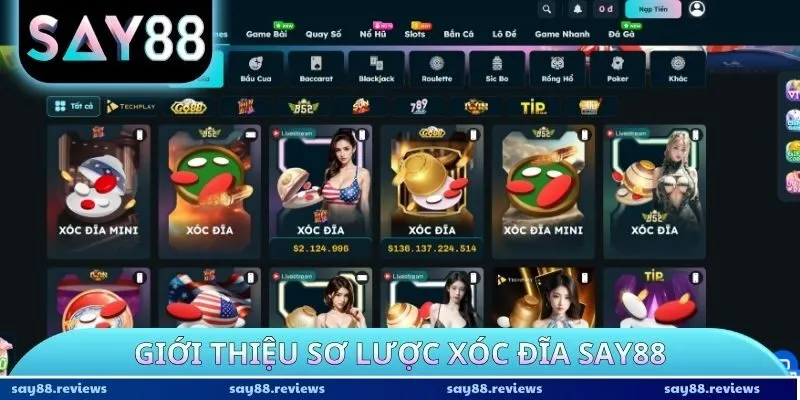 Giới thiệu sơ lược Xóc Đĩa Say88