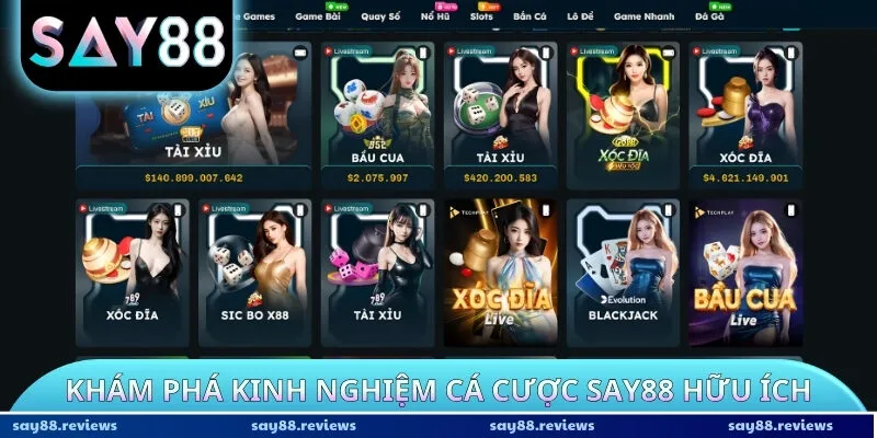 Khám phá kinh nghiệm cá cược Say88 hữu ích