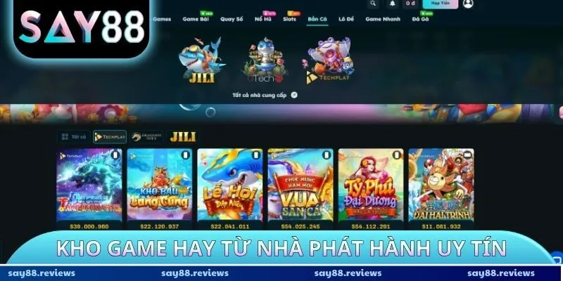 Kho game hay từ nhà phát hành uy tín